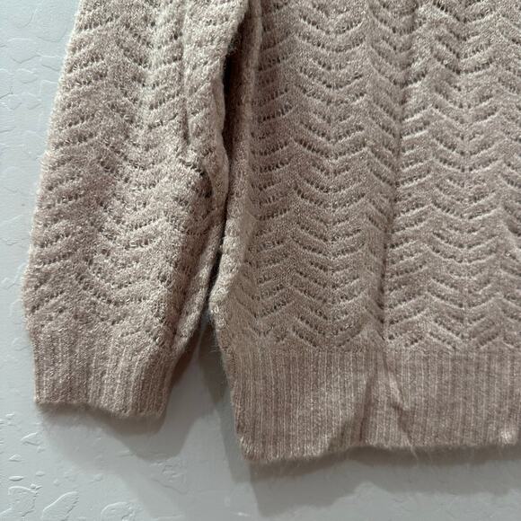 NWT Old Navy Gold Eyelet Sweater - Picture 3 of 5